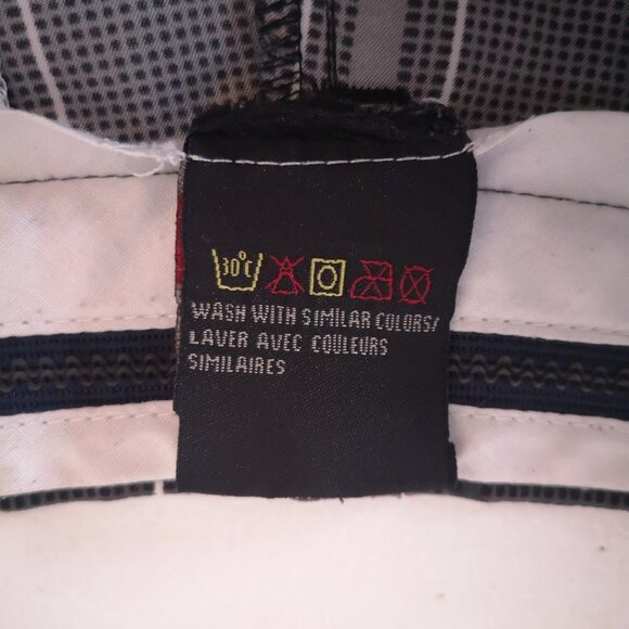 Firethorn Men's Grey/Black with White Strips Golf Shorts - Picture 4 of 10